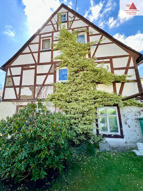 Ansicht seitlich - 4 Zimmer Einfamilienhaus in Thum / Jahnsbach