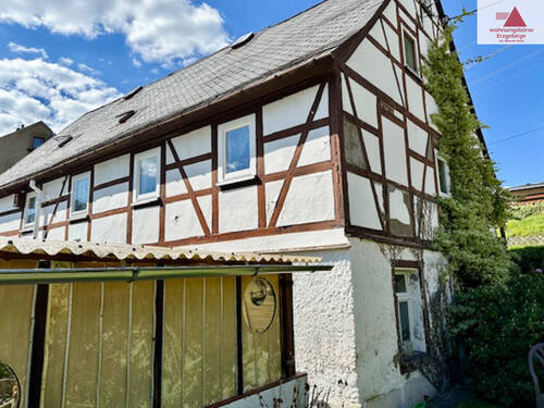Hausrückseite - Einfamilienhaus mit 85,00 m² in Thum / Jahnsbach zum Kaufen
