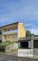 Außenansicht mit Garage.jpg - Doppelhaushälfte mit Aussicht, Garten & Garage – ein Eigenheim für Anpacker!