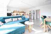 01 Wohnzimmer - Sanierte Eigentumswohnung mit Garten, Garage und Terrasse in Langenberg