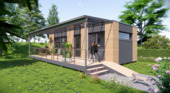 Ansicht mit Rampe.png - Mobiles Wohnen im eigenen Garten – bezahlbar & modern