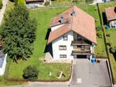 Ansicht Süden - Gepflegtes Einfamilienhaus mit Garage und Garten in ruhiger Lage der Gemeinde Spiegelau, Bay. Wald