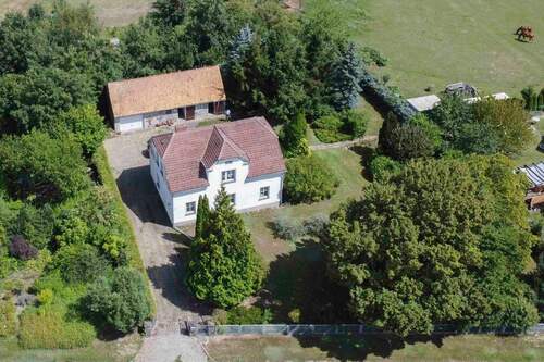 Ansicht Grundstück - 7 Zimmer Einfamilienhaus zum Kaufen in Gartz (Oder)