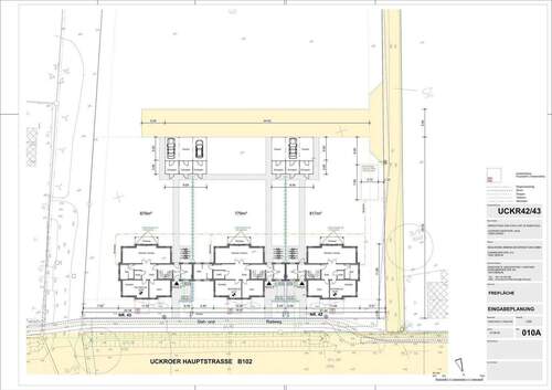 Lageplan Haus 1 + 2 + 3 - Grundstück zum Kaufen in Luckau - Uckro
