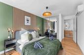 Schlafzimmer Musterwohnung möbliert - 