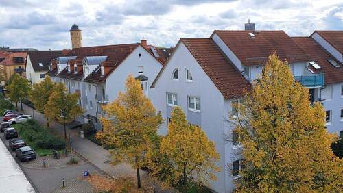 Blick zum Böhlitzer Wasserturm - 