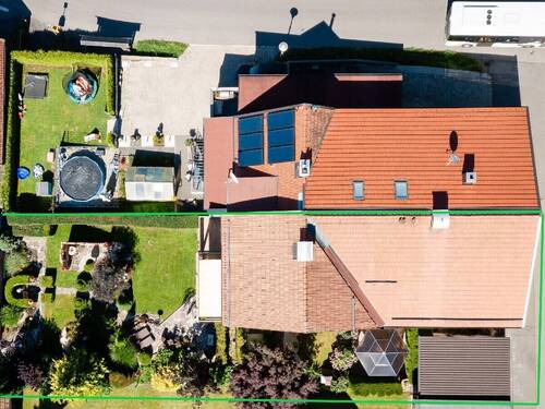 Grundstücksgröße von oben - Doppelhaushälfte mit 173,00 m² in Bodenmais zum Kaufen