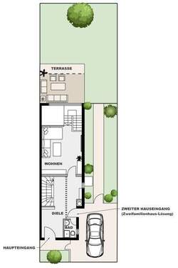 Erdgeschoss - 5 Zimmer Reihenendhaus zum Kaufen in München