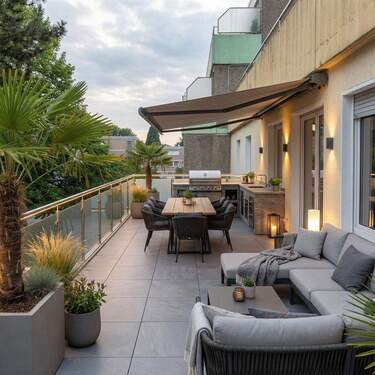 Balkon-Wohnbeispiel - 