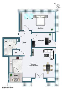 Dachgeschoss - 