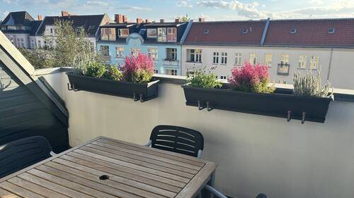 Terrasse - 3 Zimmer Etagenwohnung in Berlin