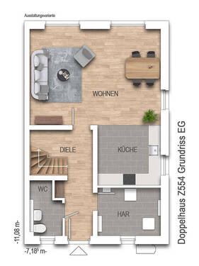 DZ554_Prospekt EG (2).jpg - 4 Zimmer Mehrfamilienhaus, Wohnhaus zum Kaufen in Brietlingen