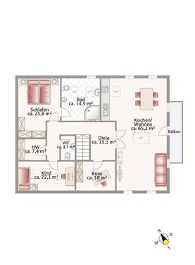 2. Obergeschoss - 