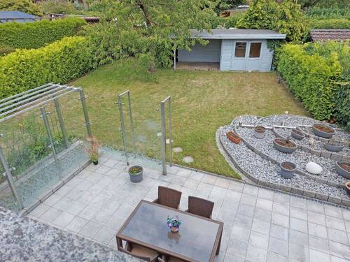 Blick in den Garten aus dem DG - Einfamilienhaus mit 114,00 m&sup2; in Hamminkeln zum Kaufen