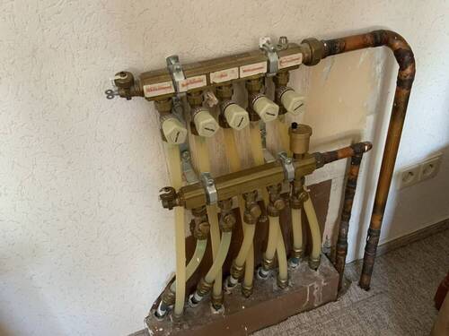 Verteilung Fußbodenheizung - 