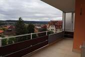 Balkon und Ausblick - 