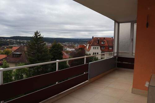 Balkon und Ausblick - 