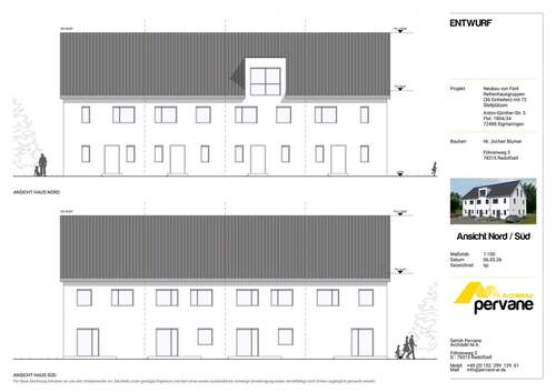 Bauplanung Aussenansicht - 