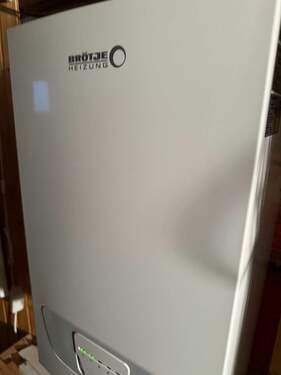 moderne Gasheizung von 2017 - 