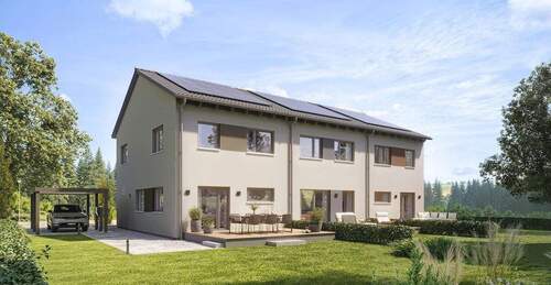 So könnte Ihr neues Zuhause aussehen - Wohnen mit Komfort und Stil: Modernes Reihenendhaus in Sigmaringen