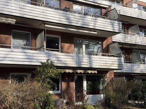 Gartenansicht - Etagenwohnung mit 66,00 m&sup2; in Hamburg zum Kaufen