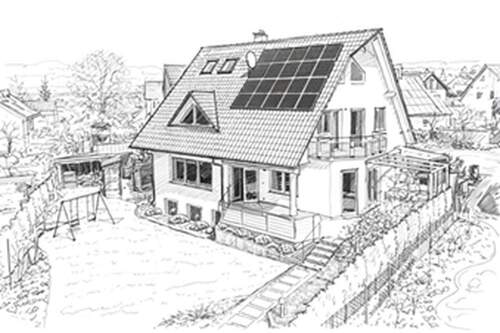 Bild 1 - Exklusives Einfamilienhaus 190qm2 plus ELW Bürofläche 70qm2 Nahe FH Weingarten