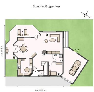 EG - 6 Zimmer Einfamilienhaus in Baienfurt