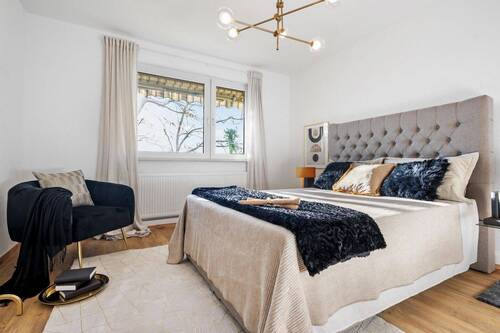 Schlafzimmer - 3 Zimmer Etagenwohnung zum Kaufen in Lauffen am Neckar