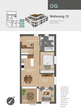 Wohnung 12 - 