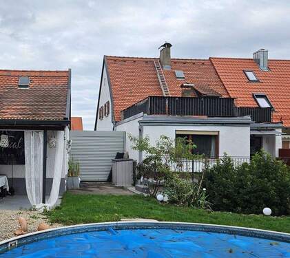 Aussenansicht Garten - 5 Zimmer Doppelhaushälfte zum Kaufen in Tüßling