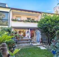 Reihenmittelhaus mit Garten, Atelier -Dachgeschoss, Berg am Laim - München