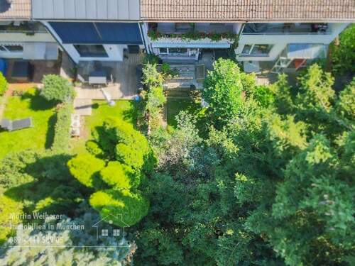 Gartenseite - Reihenmittelhaus mit 96,00 m&sup2; in München zum Kaufen