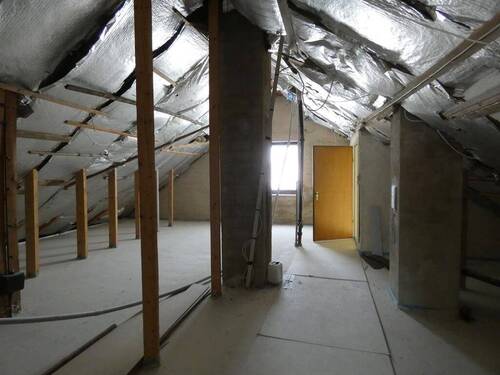 Isoliertes Dachgeschoss - 