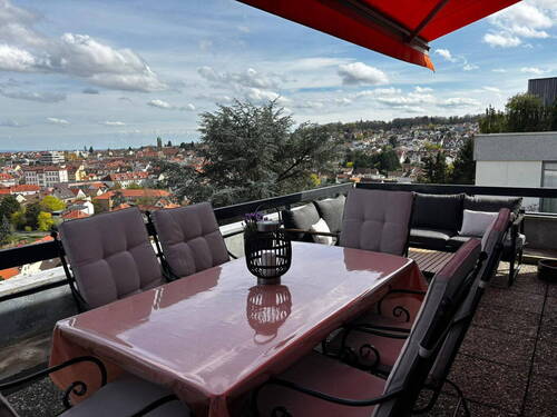Terrassenausblick - 4 Zimmer Terrassenwohnung in Bad Dürkheim
