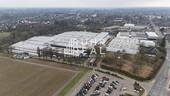 Luftbild - Gepflegte Lagerhalle in Emsdetten 
