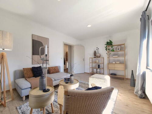 Wohnzimmer - 3 Zimmer Etagenwohnung in Singen (Hohentwiel)