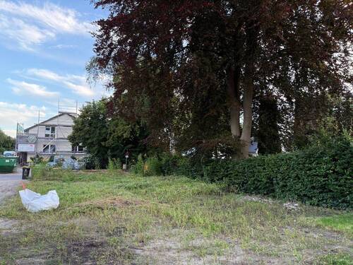 Blick von hinten zur Straße - Grundstück in Hamburg zum Kaufen