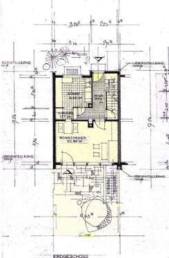 Plan vom Erdgeschoß - 