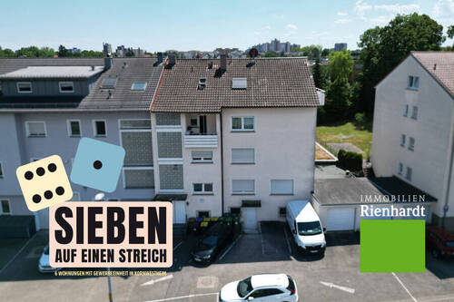 Ansicht - Mehrfamilienhaus + Gewerbe in Kornwestheim