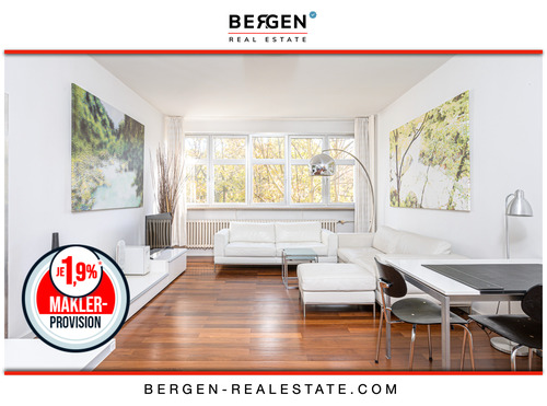 Portal - Wunderschöne 2-Zimmer-Wohnung mit Panoramafenstern im Hansaviertel