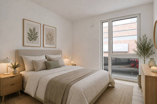 HOMESTAGING Schlafzimmer (KI generiert) - 