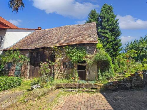 Scheune - 1 Zimmer Mehrfamilienhaus, Wohnhaus in Nußloch