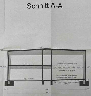 Gebäudeschnitt - 