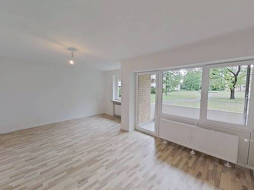 Ansicht II: Wohn- und Esszimmer - 2 Zimmer Etagenwohnung in Burgdorf