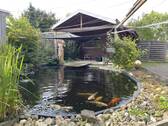 Gartenhaus mit Fischteich - 