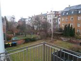 Blick vom Balkon in den Innenhof - 