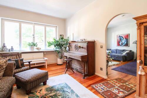 Wohzimmer / Esszimmer - Etagenwohnung mit 96,00 m&sup2; in Berlin zum Kaufen