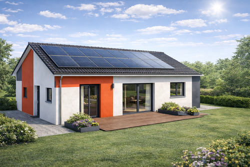 Bungalow Farbakzente - 