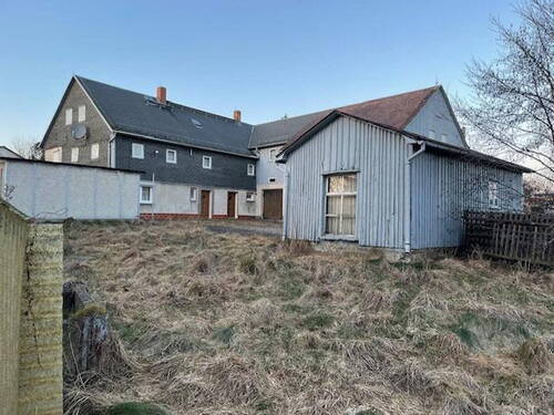 Panoramaansicht Haus /Grundst. - 8 Zimmer Einfamilienhaus in Großharthau