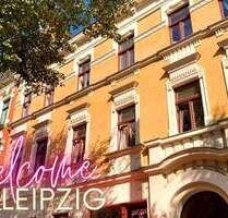 ++ möblierte 1-Raum-Wohnung - mit Balkon & Einbauküche - ruhig & mittendrin in Leipzig-Connewitz ++